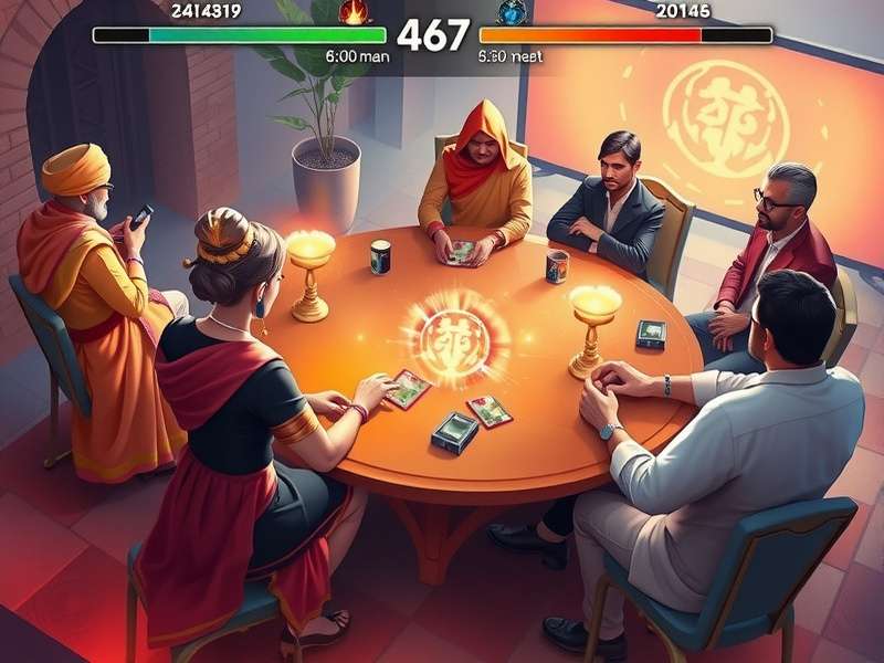 Samosawarrior Smash Game Cover - Multiplayer Fighting Game with Indian Samosa-Themed Characters